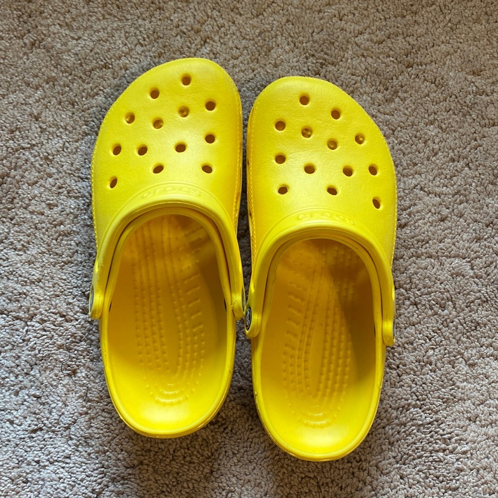 Yellow Crocs